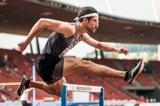 Swiss Athletics Championships, 25.07.2026 ZURICH, SWITZERLAND - JULY 25: Dany Brand (LC Zuerich) competes in the 400 m hurdles at the Swiss Athletics Championships on July 25, 2026 in Zurich, Switzerland. *** Swiss Athletics Championships, July 25, 2026, Zurich, Switzerland. Dany Brand of LC Zurich competes in the 400-meter hurdles at the Swiss Athletics Championships on July 25, 2026, in Zurich, Switzerland. Copyright: xBEAUTIFULxSPORTS UlfxSchillerx