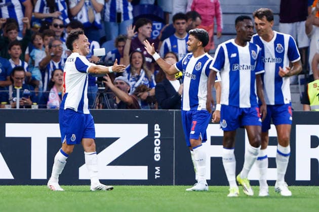 July 25, 2026, Porto, Porto, Portugal: Pepe of FC Porto celebrates his goal during the Pre-Season Friendly match between FC Porto and Aston Villa at EstoÂ¡dio do DragoÂ£o on July 25, 2026 in Porto, Portugal. FC Porto V Aston Villa - Pre-Season Friendly  - ZUMAl192 20260725_zsp_l192_043 Copyright: xMiguelxLemosx