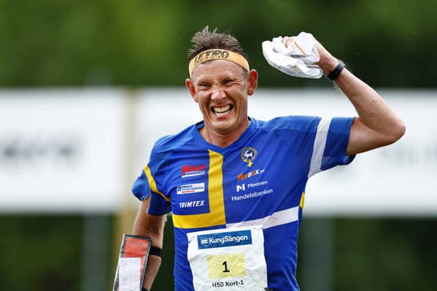 260725 Löpare efter malgang under den sista etappen av O-Ringen den 25 juli 2026 i Göteborg. *** 260725 Runners after a wrong turn during the final stage of O Ringen on July 25, 2026, in Gothenburg  Copyright: PETERxHOLGERSSON BB260725PH093