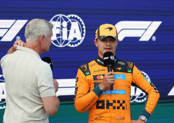25.07.2026, Hungaroring, Budapest, FORMULA 1 AWS HUNGARIAN GRAND PRIX 2026 , im Bild Poleposition für Lando Norris (GBR), McLaren Mastercard F1 Team (Photo by Milan Klemenc Hasan Bratic DeFodi Images) - *** July 25, 2026, Hungaroring, Budapest, 2026 FORMULA 1 AWS HUNGARIAN GRAND PRIX; pictured: Lando Norris (GBR) in pole position, McLaren Mastercard F1 Team. Photo by Milan Klemenc, Hasan Bratic, DeFodi Images