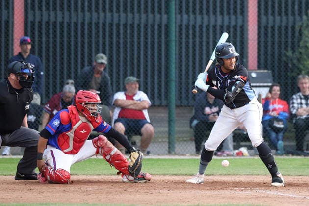 Baseballl I Herren I Saison 2026 I 1.Bundesliga I 17. Spieltag I Hamburg Stealers - Guggenberger Legionäre I 25.07.2026 Isaias Lucena (11, Hamburg Stealers) Devon Beaver (8, Guggenberger Legionäre) Hamburg Jackie-Robinson-Ballpark Hamburg Deutschland *** Baseball Men s 2026 Season Bundesliga 1 Matchday 17 Hamburg Stealers vs. Guggenberger Legionäre July 25, 2026 Isaias Lucena 11, Hamburg Stealers Devon Beaver 8, Guggenberger Legionäre Jackie Robinson Ballpark, Hamburg, Germany Copyright: xLobeca RalfxHomburgx
