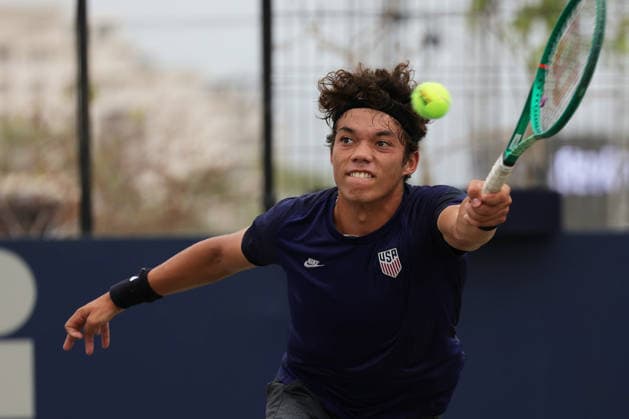 LOS CABOS TENNIS OPEN 2026 LOS CABOS TENNIS OPEN 2026 25072026 LOS CABOS, MEXICO. Action photo of Darwin Blanch to the United States, during a training session at the Cabo Sorts Complex, prior to the start of the Los Cabos Tennis Open 2026 in Baja California, Mexico. Foto de accion de Darwin Blanch de Estados Unidos, durante una session de entrenamiento en el Cabo Sports Complex, previa al arranque del Los Cabos Tennis Open 2026 en Baja California, Mexico. PHOTO BY IMAGENSHOP AGENCIA FOTOGRAFICA LOS CABOS BAJA CALIFORNIA MEXICO *** LOS CABOS TENNIS OPEN 2026 LOS CABOS TENNIS OPEN 2026 25072026 LOS CABOS, MEXICO Action photo of Darwin Blanch of the United States during a training session at the Cabo Sports Complex prior to the start of the 2026 Los Cabos Tennis Open in Baja California, Mexico Action photo of Darwin Blanch of the United States, during a training session at the Cabo Sports Complex, ahead of the start of the 2026 Los Cabos Tennis Open in Baja California, Mexico PHOTO BY IMAGENSHOP PHOTO AGENCY LOS CABOS BAJA CALIFORNIA MEXICO Copyright: xIMAGENSHOPxAGENCIAxFOTOGRAFICAx