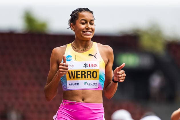 Swiss Athletics Championships, 25.07.2026 ZURICH, SWITZERLAND - JULY 25: Audrey Werro (CA Belfaux) at Swiss Athletics Championships on July 25, 2026 in Zurich, Switzerland. *** Swiss Athletics Championships, July 25, 2026, Zurich, Switzerland. Audrey Werro (CA Belfaux) at the Swiss Athletics Championships on July 25, 2026, in Zurich, Switzerland Copyright: xBEAUTIFULxSPORTS UlfxSchillerx