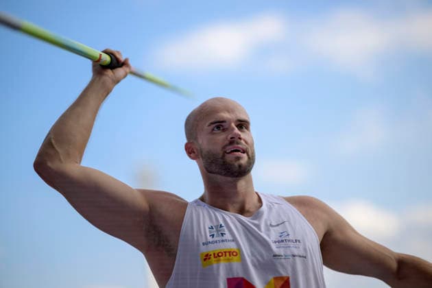 Sieger WEBER Julian (1.Platz) Aktion. Finale Speerwerfen der Männer, am 25.07.2026 Leichtathletik Deutschen Meisterschaften vom 25.07.- 26.07.2026 in Bochum-Wattenscheid Deutschland. Lohrheidestadion *** Winner: Julian WEBER, 1st place, Men s Javelin Throw Final, on July 25, 2026, at the German Track and Field Championships held from July 25–26, 2026, in Bochum-Wattenscheid, Germany, at Lohrheidestadion