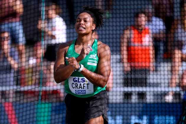 CRAFT Shanice Deutsche Meisterin Diskus Frauen DLV Deutsche LA Meisterschaften 2026 in Bochum - Wattenscheid am 25.07.2026 *** CRAFT Shanice, German Women s Discus Champion, DLV German Track and Field Championships 2026 in Bochum-Wattenscheid on July 25, 2026 Copyright: xLacixPerenyix