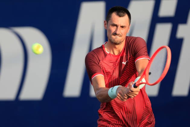 LOS CABOS TENNIS OPEN 2026 LOS CABOS TENNIS OPEN 2026 MIGUEL TOBON VS BERNARD TOMIC 25072026 LOS CABOS, MEXICO. Action photo of Bernard Tomic of Australia, during qualy game of the Los Cabos Tennis Open 2026 held at the Cabo Sports Complex in Baja California, Mexico. Foto de accion de Bernard Tomic de Australia durante juego clasificatorio del Los Cabos Tennis Open 2026 celebrado en el Cabo Sports Complex de Baja California, Mexico. PHOTO BY IMAGENSHOP AGENCIA FOTOGRAFICA LOS CABOS BAJA CALIFORNIA MEXICO *** LOS CABOS TENNIS OPEN 2026 LOS CABOS TENNIS OPEN 2026 MIGUEL TOBON VS BERNARD TOMIC 07 25 2026 LOS CABOS, MEXICO Action photo of Bernard Tomic of Australia during a qualifying match at the 2026 Los Cabos Tennis Open held at the Cabo Sports Complex in Baja California, Mexico Action photo of Bernard Tomic of Australia during a qualifying match at the 2026 Los Cabos Tennis Open held at the Cabo Sports Complex in Baja California, Mexico PHOTO BY IMAGENSHOP PHOTO AGENCY LOS CABOS BAJA CALIFORNIA MEXICO Copyright: xIMAGENSHOPxAGENCIAxFOTOGRAFICAx