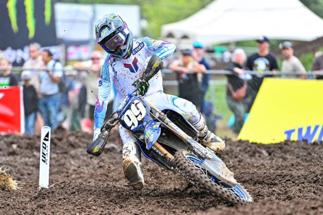 July 25, 2026: Kayden Minear (99) aboard his Monster Energy Yamaha Star Racing during Round 25 of the Monster Energy SMX World Championship, WM, Weltmeisterschaft series Pro Motocross 250 class at Washougal, WA. Cole Davies won the 250 class overall, as Kayden Minear ended in P9. CSM Washougal United States - ZUMAc04_ 20260725_zma_c04_339 Copyright: xStevexFaberx
