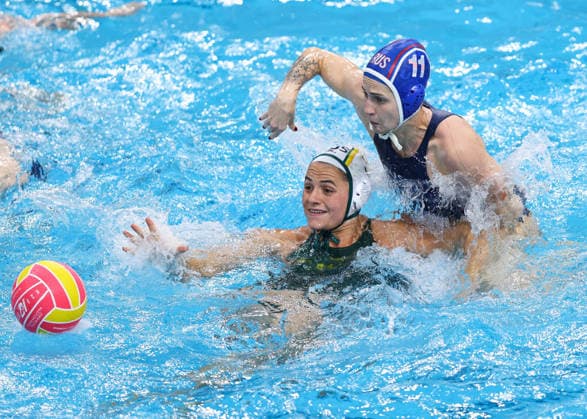 Water polo, women’s, World Cup in Sydney, third-place play-off, Australia v Russia