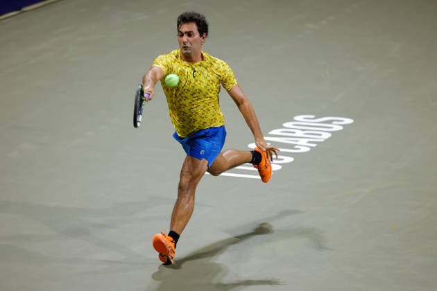 LOS CABOS TENNIS OPEN 2026 LOS CABOS TENNIS OPEN 2026 SOON WOO KWON VS ALAN RUBIO FIERROS 25072026 LOS CABOS, MEXICO. Action photo of Alan Rubio Fierros of Mexico, during qualy game of the Los Cabos Tennis Open 2026 held at the Cabo Sports Complex in Baja California, Mexico. Foto de accion de Alan Rubio Fierros de Mexico, durante juego clasificatorio del Los Cabos Tennis Open 2026 celebrado en el Cabo Sports Complex de Baja California, Mexico. PHOTO BY IMAGENSHOP AGENCIA FOTOGRAFICA LOS CABOS BAJA CALIFORNIA MEXICO *** LOS CABOS TENNIS OPEN 2026 LOS CABOS TENNIS OPEN 2026 SOON WOO KWON VS. ALAN RUBIO FIERROS 7 25 2026 LOS CABOS, MEXICO Action photo of Alan Rubio Fierros of Mexico, during a qualifying match at the 2026 Los Cabos Tennis Open held at the Cabo Sports Complex in Baja California, Mexico Action photo of Alan Rubio Fierros of Mexico, during a qualifying match at the 2026 Los Cabos Tennis Open held at the Cabo Sports Complex in Baja California, Mexico PHOTO BY IMAGENSHOP PHOTO AGENCY LOS CABOS BAJA CALIFORNIA MEXICO Copyright: xIMAGENSHOPxAGENCIAxFOTOGRAFICAx