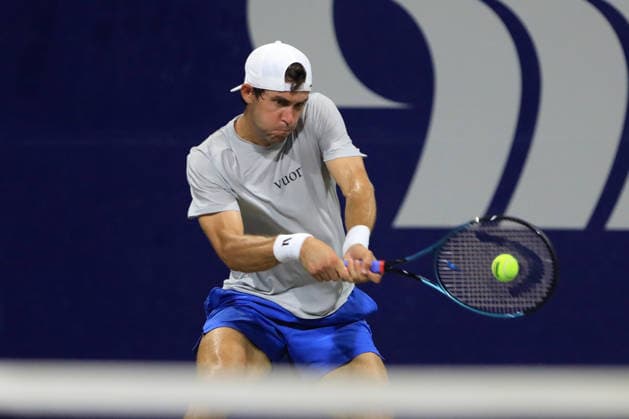 LOS CABOS TENNIS OPEN 2026 LOS CABOS TENNIS OPEN 2026 TRISTAN BOYER VS LORENZO CLAVERIE 25072026 LOS CABOS, MEXICO. Action photo of Tristan Boyer of the United States, during qualy game of the Los Cabos Tennis Open 2026 held at the Cabo Sports Complex in Baja California, Mexico. Foto de accion de Tristan Boyer de Estados Unidos, durante juego clasificatorio del Los Cabos Tennis Open 2026 celebrado en el Cabo Sports Complex de Baja California, Mexico. PHOTO BY IMAGENSHOP AGENCIA FOTOGRAFICA LOS CABOS BAJA CALIFORNIA MEXICO *** LOS CABOS TENNIS OPEN 2026 LOS CABOS TENNIS OPEN 2026 TRISTAN BOYER VS LORENZO CLAVERIE 07 25 2026 LOS CABOS, MEXICO Action photo of Tristan Boyer of the United States during a qualifying match at the 2026 Los Cabos Tennis Open held at the Cabo Sports Complex in Baja California, Mexico Action photo of Tristan Boyer of the United States, during a qualifying match at the 2026 Los Cabos Tennis Open held at the Cabo Sports Complex in Baja California, Mexico PHOTO BY IMAGENSHOP PHOTO AGENCY LOS CABOS BAJA CALIFORNIA MEXICO Copyright: xIMAGENSHOPxAGENCIAxFOTOGRAFICAx