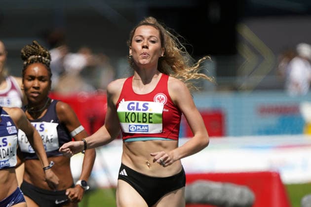 Leichtathletik, Athletics, Track and Field,, Leichtathletik DM 2026 , 25.07-26.07.2026, Lohrheidestadion Bochum-Wattenheid 800m Frauen finale, Smilla Kolbe Eintracht Frankfurt Copyright Gladys Chai von der Laage *** Track and Field, Athletics, Track and Field, 2026 German Track and Field Championships, July 25–26, 2026, Lohrheidestadion, Bochum, Wattenheid, Women’s 800m Final, Smilla Kolbe, Eintracht Frankfurt, Copyright Gladys Chai von der Laage