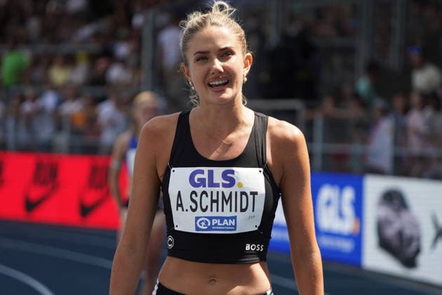 Leichtathletik, Athletics, Track and Field,, Leichtathletik DM 2026 , 25.07-26.07.2026, Lohrheidestadion Bochum-Wattenheid 800m Frauen Alica Schmidt SCC Berlin Copyright Gladys Chai von der Laage *** Track and Field, Athletics, Track and Field, 2026 German Track and Field Championships, July 25–26, 2026, Lohrheidestadion, Bochum, Wattenheid, Women’s 800m: Alica Schmidt, SCC Berlin. Copyright Gladys Chai von der Laage