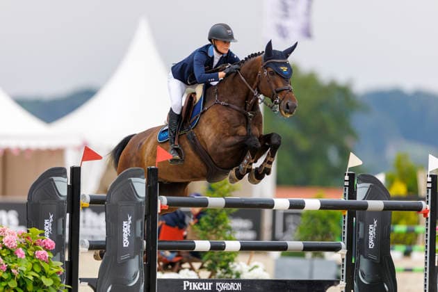 HAGEN a.T.W. - FEI Jumping European Championship, EM, Europameisterschaft Children, Juniors and Young Rider 2026, HAGEN a.T.W. - FEI Jumping European Championship Children, Juniors and Young Rider 2026 LOEFQVIST Ella (SWE), Linus YR-I - CH-EU-Y-S - YOUNG RIDERS - Individuals Final Individuals over two rounds - FIRST ROUND Hagen a.T.W., Reitanlage Haunhorst 26. July 2026 - *** HAGEN a T W FEI Jumping European Championship for Children, Juniors, and Young Riders 2026, HAGEN a T W FEI Jumping European Championship for Children, Juniors, and Young Riders 2026 LOEFQVIST Ella SWE, Linus YR I CH EU Y S YOUNG RIDERS Individuals Final Individuals over two rounds FIRST ROUND Hagen a T W, Haunhorst Equestrian Center, July 26, 2026