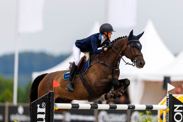 HAGEN a.T.W. - FEI Jumping European Championship, EM, Europameisterschaft Children, Juniors and Young Rider 2026, HAGEN a.T.W. - FEI Jumping European Championship Children, Juniors and Young Rider 2026 LOEFQVIST Ella (SWE), Linus YR-I - CH-EU-Y-S - YOUNG RIDERS - Individuals Final Individuals over two rounds - FIRST ROUND Hagen a.T.W., Reitanlage Haunhorst 26. July 2026 - *** HAGEN a T W FEI Jumping European Championship for Children, Juniors, and Young Riders 2026, HAGEN a T W FEI Jumping European Championship for Children, Juniors, and Young Riders 2026 LOEFQVIST Ella SWE, Linus YR I CH EU Y S YOUNG RIDERS Individuals Final Individuals over two rounds FIRST ROUND Hagen a T W, Haunhorst Equestrian Center, July 26, 2026