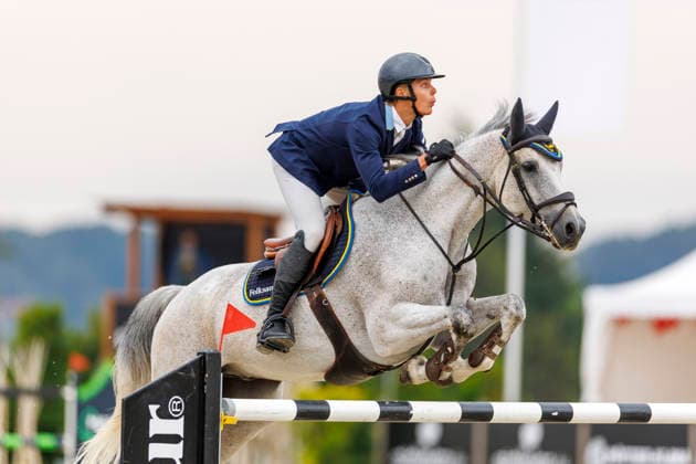 HAGEN a.T.W. - FEI Jumping European Championship, EM, Europameisterschaft Children, Juniors and Young Rider 2026, HAGEN a.T.W. - FEI Jumping European Championship Children, Juniors and Young Rider 2026 JOENSSON Emil (SWE), Conrad YR-I - CH-EU-Y-S - YOUNG RIDERS - Individuals Final Individuals over two rounds - FIRST ROUND Hagen a.T.W., Reitanlage Haunhorst 26. July 2026 - *** HAGEN a T W FEI Jumping European Championship for Children, Juniors, and Young Riders 2026, HAGEN a T W FEI Jumping European Championship for Children, Juniors, and Young Riders 2026 JOENSSON Emil SWE, Conrad YR I CH EU Y S YOUNG RIDERS Individuals Final Individuals over two rounds FIRST ROUND Hagen a T W, Haunhorst Equestrian Center, July 26, 2026