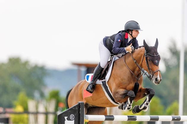HAGEN a.T.W. - FEI Jumping European Championship, EM, Europameisterschaft Children, Juniors and Young Rider 2026, HAGEN a.T.W. - FEI Jumping European Championship Children, Juniors and Young Rider 2026 ROUSSELLE Elona (FRA), Liberty D YR-I - CH-EU-Y-S - YOUNG RIDERS - Individuals Final Individuals over two rounds - FIRST ROUND Hagen a.T.W., Reitanlage Haunhorst 26. July 2026 - *** HAGEN a T W FEI Jumping European Championship for Children, Juniors, and Young Riders 2026, HAGEN a T W FEI Jumping European Championship for Children, Juniors, and Young Riders 2026 ROUSSELLE Elona FRA, Liberty D YR I CH EU Y S YOUNG RIDERS Individuals Final Individuals over two rounds FIRST ROUND Hagen a T W, Haunhorst Equestrian Center, July 26, 2026