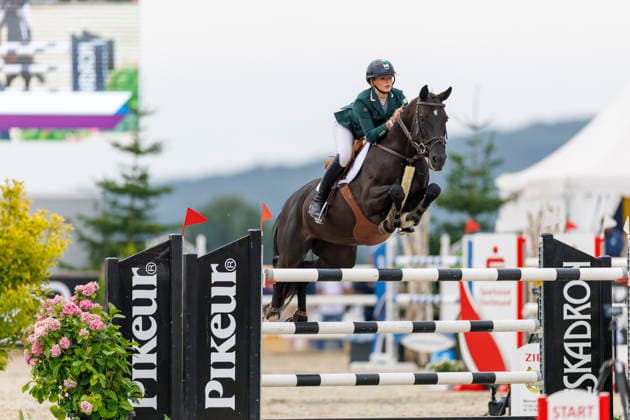 HAGEN a.T.W. - FEI Jumping European Championship, EM, Europameisterschaft Children, Juniors and Young Rider 2026, HAGEN a.T.W. - FEI Jumping European Championship Children, Juniors and Young Rider 2026 KYLE Tabitha (IRL), Desterly YR-I - CH-EU-Y-S - YOUNG RIDERS - Individuals Final Individuals over two rounds - FIRST ROUND Hagen a.T.W., Reitanlage Haunhorst 26. July 2026 - *** HAGEN a T W FEI Jumping European Championship for Children, Juniors, and Young Riders 2026, HAGEN a T W FEI Jumping European Championship for Children, Juniors, and Young Riders 2026 KYLE Tabitha IRL, Desterly YR I CH EU Y S YOUNG RIDERS Individuals Final (two rounds) FIRST ROUND Hagen a T W, Haunhorst Equestrian Center, July 26, 2026