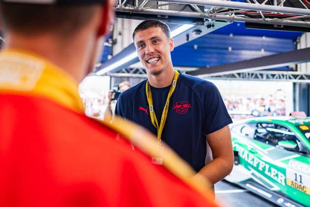 DTM, 9. + 10. Rennen Oschersleben 2026 Maxime Esteve RB Leipzig - picture by Gruppe C Photography Oschersleben Motorsportarena Oschersleben Deutschland Copyright: xGruppexCxPhotographyx