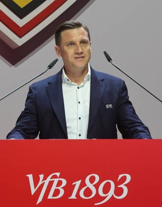 Stuttgart , VfB Stuttgart Mitgliederversammlung 2026 , Andreas Grupp *** Stuttgart, VfB Stuttgart 2026 General Meeting, Andreas Grupp