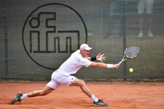 Tennis 1. Herren Bundesliga Saison 2026 TC Bredeney - Kölner THC Stadion Rot-Weiss am 26.07.2026 am Zeißbogen in Essen Jan Choinski ( Kölner THC Stadion Rot-Weiss ) Nordrhein-Westfalen Deutschland *** Men s Tennis 1 Bundesliga, 2026 Season, TC Bredeney, Kölner THC Stadion Rot Weiss, July 26, 2026, at Zeißbogen in Essen, Jan Choinski, Kölner THC Stadion Rot Weiss, North Rhine-Westphalia, Germany