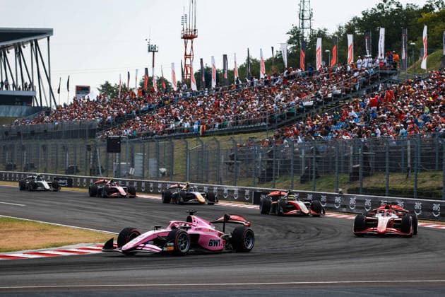 AUTO - FORMULA 2 2026 - BUDAPEST 09 MINI Gabriele (ita), MP Motorsport, Dallara F2 2024, action during the 9th round of the 2026 FIA Formula 2 Championship from July 24 to 26, 2026 on the Hungaroring, in Mogyorod near Budapest, Hungary - MogyorodHungary  Copyright: xEricxAlonsox