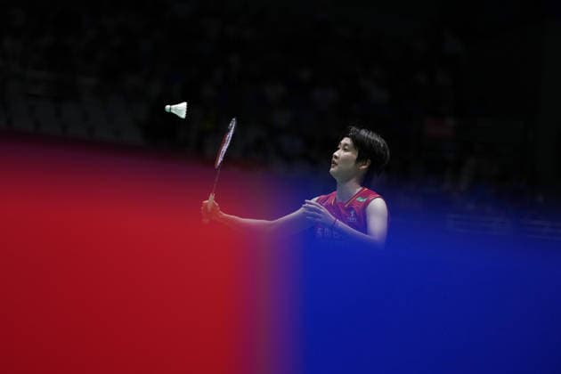 (260726) -- CHANGZHOU, July 26, 2026 -- Chen Yufei competes during the women s singles final match between Chen Yufei of China and Yamaguchi Akane of Japan at the 2026 China Open badminton tournament in Changzhou, east China s Jiangsu Province, July 26, 2026. ) (SP)CHINA-CHANGZHOU-BADMINTON-CHINA OPEN-WOMEN S SINGLES-FINAL (CN) LixBo 
