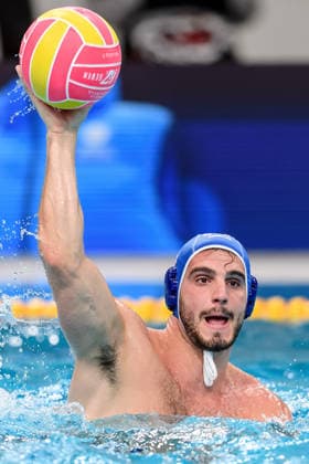Water polo, Wasserball WORLD CUP, Gero Zalanki of Hungary throws the ball during the Men™s Gold Medal Water Polo World Cup Final match between Hungary and Greece at Sydney Olympic Park Aquatic Centre in Sydney, Sunday, July 26, 2026. ( NO ARCHIVING, EDITORIAL USE ONLY SYDNEY NEW SOUTH WALES AUSTRALIA  Copyright: xSTEVENxMARKHAMx 20260726121856585110