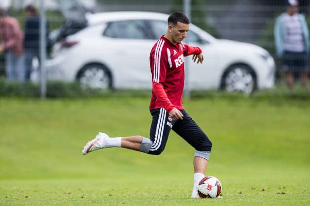 ST. JOHANN IN TIROL, AUSTRIA - JULY 26: Said El Mala (1. FC Koeln, 13) controls the ball during a training session at trainings camp in Kitzbuehel of season 2026 27 at Koasastadion on July 26, 2026 in St. Johann in Tirol, Austria. Austria Copyright: xSteffiexWunderlx