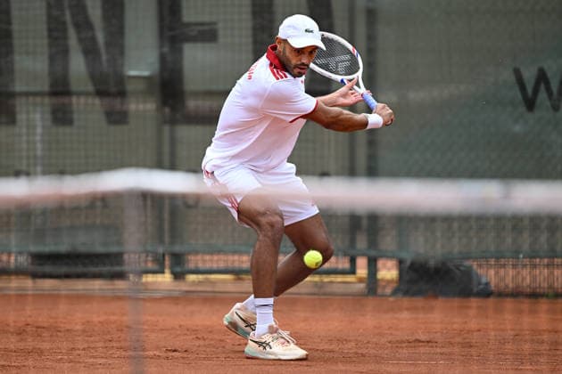 Laurent Lokoli FRA 26.07.2026 ¢ Tennis ¢ 1. Bundesliga Herren, TC Bredeney vs Kölner THC Stadion RW, Tennis Club Bredeney, Essen, NRW Germany *** Laurent Lokoli FRA July 26, 2026 ¢ Tennis ¢ Men s 1st Bundesliga, TC Bredeney vs. Kölner THC Stadion RW, Tennis Club Bredeney, Essen, North Rhine-Westphalia, Germany Copyright: xpepphotox xHorstxMauelshagenx pep00321, pep_20260726_hm_392614