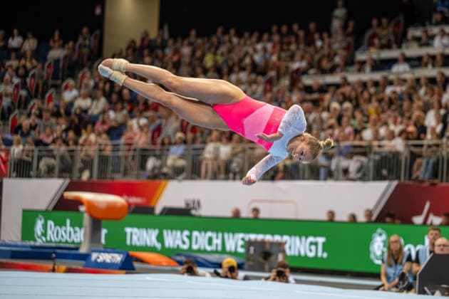 RECORD DATE NOT STATED Deutsche Meisterschaft Geräteturnen - Finals 2026, Hannover, Germany 26.07.2026 Karina Schönmaier (TuS 1861 Chemnitz-Altendorf, Bodenturnen), Deutsche Meisterschaft Geräteturnen, Finals 2926, Hannover 26.07.2026 *** 2026 German Artistic Gymnastics Championships Finals, Hanover, Germany, July 26, 2026; Karina Schönmaier, TuS 1861 Chemnitz Altendorf, Floor Exercise, German Artistic Gymnastics Championships, Finals 2926, Hanover, July 26, 2026 Copyright: xBEAUTIFULxSPORTS PeterxWeberx