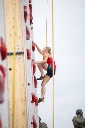 26.07.2026: Klettern - Speedklettern: Die Finals 2026 - Deutsche Meisterschaft Speed - Damen Mina Josephine Schultz (Düsseldorf) Hannover Opernplatz Niedersachsen Deutschland *** July 26, 2026 Climbing Speed Climbing The Finals 2026 German Women s Speed Climbing Championship Mina Josephine Schultz Düsseldorf Hannover Opernplatz Lower Saxony Germany