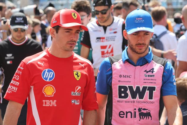 F1 Hungarian Grand Prix 2026 Charles Leclerc of Ferrari and Pierre Gasly of Alpine ahead of the Formula 1 Hungarian Grand Prix at Hungaroring in Budapest, Hungary on July 26, 2026. Budapest Hungary  Copyright: xJakubxPorzyckix originalFilename:porzycki-f1hungar260726_npBOs.jpg