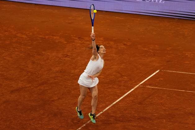 Andrea Petkovic (GER) Aufschlag, Angabe, Service, GER, Martina Hingis vs Andrea Petkovic, Tennis, MSC Hamburg Ladies Open WTA, Tennis Damen 250, Showmatch, 26.07.2026 GER, Martina Hingis vs Andrea Petkovic, Tennis, MSC Hamburg Ladies Open WTA 250, Showmatch, 26.07.2026 Hamburg *** Andrea Petkovic GER Serve, Serve, GER, Martina Hingis vs. Andrea Petkovic, Tennis, MSC Hamburg Ladies Open WTA 250, Exhibition Match, July 26, 2026 GER, Martina Hingis vs. Andrea Petkovic, Tennis, MSC Hamburg Ladies Open WTA 250, Exhibition Match, July 26, 2026, Hamburg Copyright: xEibner-Pressefoto MaxxVincenx EP_MVN