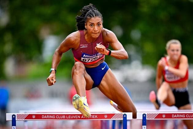 Belgian Athletics Championships day 2 - 26 07 2026 LEUVEN, BELGIUM - JULY 26 : Thiam Nafissatou during day 2 of the Allianz Belgian Athletics Championships on July 26, 2026 in Leuven, Belgium, 26 07 2026  Copyright: xTomasxSiskx