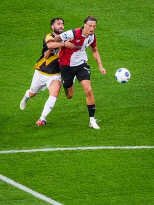 Friendly: Feyenoord Rotterdam v Rayo Vallecano Rotterdam - Luciano Valente of Feyenoord during a friendly in preparation of the 2026 2027 season. The match is set between Feyenoord Rotterdam and Rayo Vallecano at De Kuip on 26 July 2026 in Rotterdam, The Netherlands. Copyright: xTomxBodex