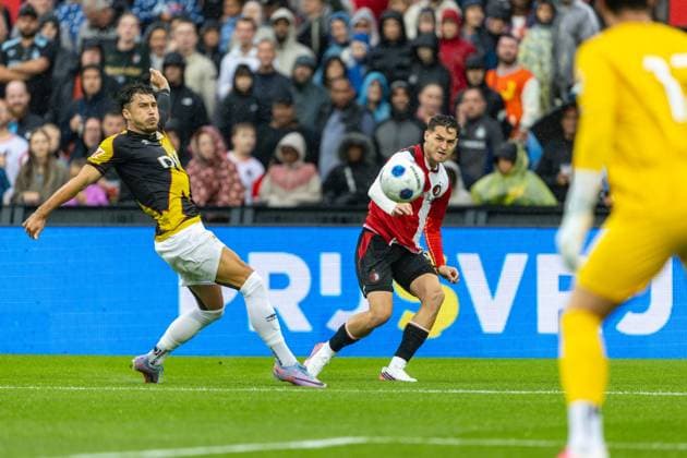 ROTTERDAM , 26-07-2026 , Stadium De Kuip , Season 2026 2027 , Dutch Eredivisie football , Preseason friendly match between Feyenoord and Rayo Vallecano , picture shows Feyenoord player Mika Marmol Feyenoord - Rayo Vallecano (friendly)  x205216046x Copyright: