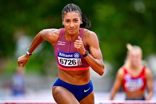 Belgian Athletics Championships day 2 - 26 07 2026 LEUVEN, BELGIUM - JULY 26 : Thiam Nafissatou during day 2 of the Allianz Belgian Athletics Championships on July 26, 2026 in Leuven, Belgium, 26 07 2026  Copyright: xTomasxSiskx