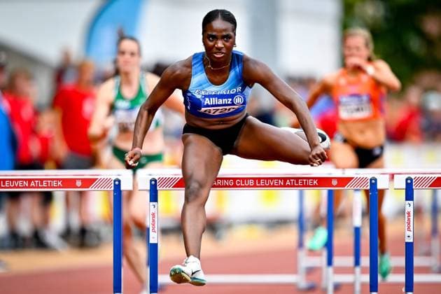Belgian Athletics Championships day 2 - 26 07 2026 LEUVEN, BELGIUM - JULY 26 : Ndjip-Nyemeck Yanla during day 2 of the Allianz Belgian Athletics Championships on July 26, 2026 in Leuven, Belgium, 26 07 2026  Copyright: xTomasxSiskx
