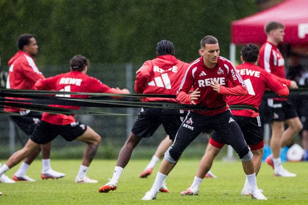 ST. JOHANN IN TIROL, AUSTRIA - JULY 26: Said El Mala (1. FC Koeln, 13) warming up during a training session at trainings camp in Kitzbuehel of season 2026 27 at Koasastadion on July 26, 2026 in St. Johann in Tirol, Austria. Austria Copyright: xSteffiexWunderlx