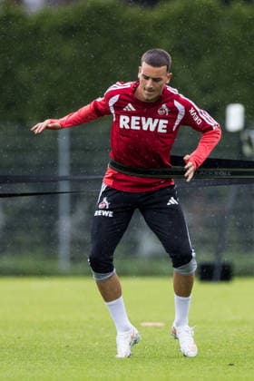 ST. JOHANN IN TIROL, AUSTRIA - JULY 26: Said El Mala (1. FC Koeln, 13) warming up during a training session at trainings camp in Kitzbuehel of season 2026 27 at Koasastadion on July 26, 2026 in St. Johann in Tirol, Austria. Austria Copyright: xSteffiexWunderlx