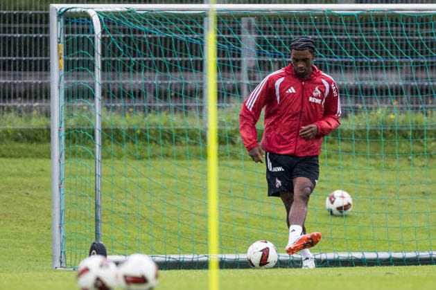 ST. JOHANN IN TIROL, AUSTRIA - JULY 26: Reigan Heskey (1. FC Koeln, 11) controls the ball during a training session at trainings camp in Kitzbuehel of season 2026 27 at Koasastadion on July 26, 2026 in St. Johann in Tirol, Austria. Austria Copyright: xSteffiexWunderlx