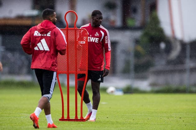 ST. JOHANN IN TIROL, AUSTRIA - JULY 26: Ragnar Ache (1. FC Koeln, 9) during a training session at trainings camp in Kitzbuehel of season 2026 27 at Koasastadion on July 26, 2026 in St. Johann in Tirol, Austria. Austria Copyright: xSteffiexWunderlx