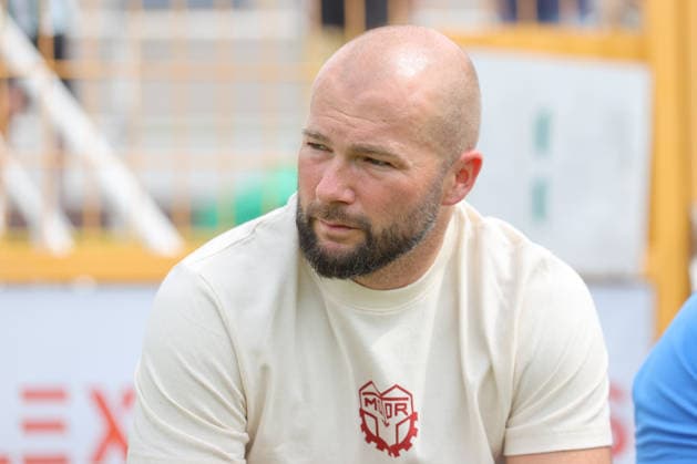 26.07.2026, xtgx, Fussball Regionalliga Nordost, BSG Chemie Leipzig - SV Babelsberg 03 emspor, v.l. Michael Braune (Babelsberg, Trainer) Portrait, Portraet, Einzelbild (DFL DFB REGULATIONS PROHIBIT ANY USE OF PHOTOGRAPHS as IMAGE SEQUENCES and or QUASI-VIDEO) Leipzig *** July 26, 2026, xtgx, Northeast Regional Soccer League, BSG Chemie Leipzig vs. SV Babelsberg 03 emspor, from left: Michael Braune (Babelsberg), Coach Portrait, Portrait, Single Image DFL DFB REGULATIONS PROHIBIT ANY USE OF PHOTOGRAPHS AS IMAGE SEQUENCES AND OR QUASI-VIDEO Leipzig