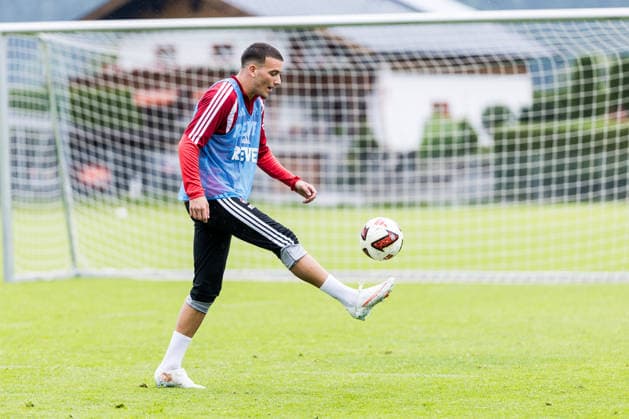 ST. JOHANN IN TIROL, AUSTRIA - JULY 26: Said El Mala (1. FC Koeln, 13) controls the ball during a training session at trainings camp in Kitzbuehel of season 2026 27 at Koasastadion on July 26, 2026 in St. Johann in Tirol, Austria. Austria Copyright: xSteffiexWunderlx
