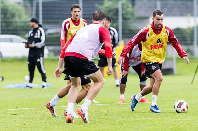 ST. JOHANN IN TIROL, AUSTRIA - JULY 26: Luca Waldschmidt (1. FC Koeln, 7) controls the ball during a training session at trainings camp in Kitzbuehel of season 2026 27 at Koasastadion on July 26, 2026 in St. Johann in Tirol, Austria. Austria Copyright: xSteffiexWunderlx