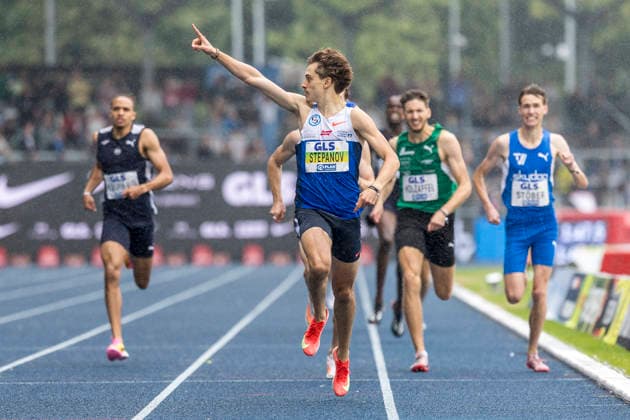 Deutsche Leichtathletik-Meisterschaften; Bochum-Wattenscheid, 26.07.2026 Alexander Stepanov (VfL Sindelfingen) gewinnt die 800m und ist Deutscher Meister; Deutsche Leichtathletik-Meisterschaften am 26.07.2026 im Lorheide-Stadion, Bochum-Wattenscheid (Nordrhein-Westfalen). *** German Track and Field Championships, Bochum-Wattenscheid, July 26, 2026: Alexander Stepanov of VfL Sindelfingen wins the 800m and is crowned German champion at the German Track and Field Championships on July 26, 2026, at Lorheide Stadium in Bochum-Wattenscheid, North Rhine-Westphalia Copyright: xBEAUTIFULxSPORTS AxelxKohringx