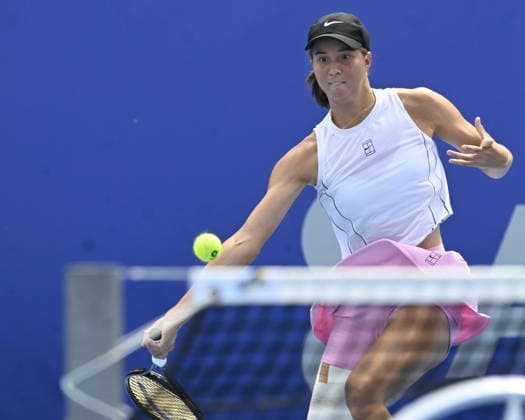 Lilli Tagger of Austria (pictured) in action during the match against Daria Snigur of Ukraine within the women s WTA, Tennis Damen 250 Livesport Prague Open 2026 tennis tournament in Prague, Czech Republic, on July 26, 2026. (CTKxPhoto MichalxKrumphanzl) CTKPhotoP2026072603166  CTKPhotoP2026072603166