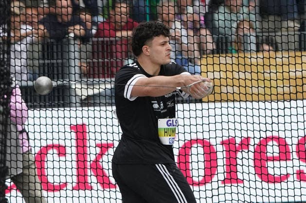 Leichtathletik, Athletics, Track and Field,, Leichtathletik DM 2026 , 25.07-26.07.2026, Lohrheidestadion Bochum-Wattenheid Hammerwurf Männer Finale, Merlin Hummel, Eintracht Frankfurt Copyright Gladys Chai von der Laage *** Track and Field, Athletics, Track and Field, 2026 German Track and Field Championships, July 25–26, 2026, Lohrheidestadion, Bochum, Wattenheid, Men’s Hammer Throw Final, Merlin Hummel, Eintracht Frankfurt, Copyright Gladys Chai von der Laage