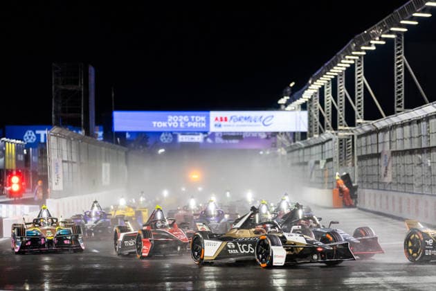 2026 FORMULA E TOKYO ePRIX 09 EVANS Mitch (nzl), Jaguar TCS Racing, Jaguar I-Type 7, action during the Tokyo ePrix, 14th and 15th round of the 2025-26 ABB FIA Formula E World Championship, WM, Weltmeisterschaft on the Tokyo Street Circuit from July 24 to 26, 2026 in Tokyo, Japan - TokyoJapan  Copyright: xDamienxDoumerguex