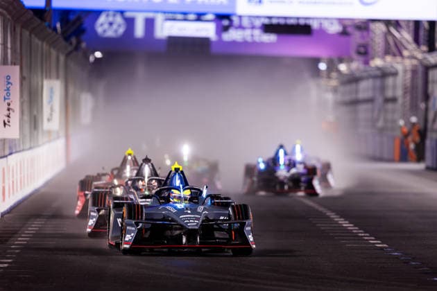 2026 FORMULA E TOKYO ePRIX 01 ROWLAND Oliver (gbr), Nissan Formula E Team, Nissan e-4ORCE 05, action during the Tokyo ePrix, 14th and 15th round of the 2025-26 ABB FIA Formula E World Championship, WM, Weltmeisterschaft on the Tokyo Street Circuit from July 24 to 26, 2026 in Tokyo, Japan - TokyoJapan  Copyright: xDamienxDoumerguex